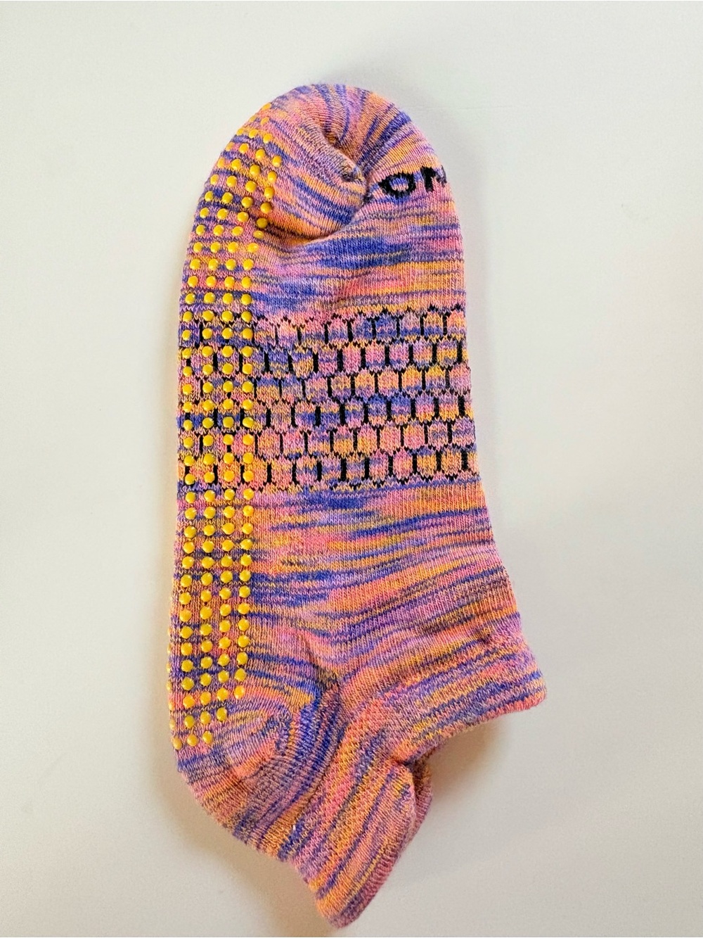 Bombas Women’s Purple Pink No Show Grip Socks Yoga Pilates Size M 10-Pack - Picture 3 of 5